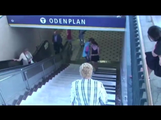 how to get people to take the stairs instead of the escalator