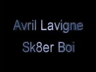 avril lavigne - sk8er boy small tits milf